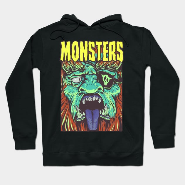 Monsters Hoodie by MeFO